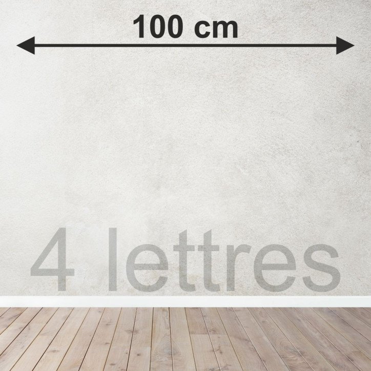 4 lettres sur mesure découpées Bois tripli épicéa 4 lettres sur mesure découpées Bois tripli épicéa