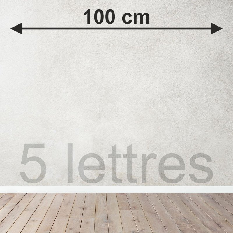 5 lettres sur mesure découpées en Bois tripli épicéa