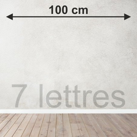 7 lettres sur mesure découpées Bois tripli épicéa