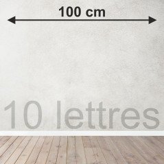 10 lettres sur mesure découpées en Bois tripli épicéa