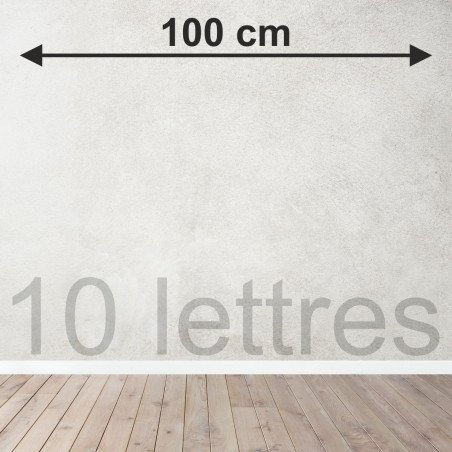 10 lettres sur mesure découpées en Bois tripli épicéa