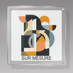 Décoration Murale en Plexiglas sur mesure format carré