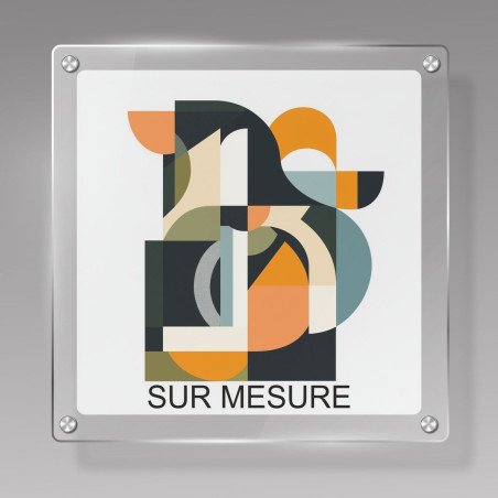 Décoration Murale en Plexiglas sur mesure format carré