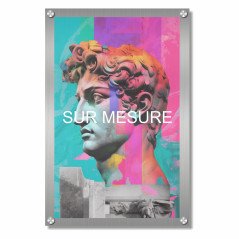 Impression sur Dibond métal brossé format rectangle