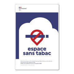 Panneau espace sans tabac