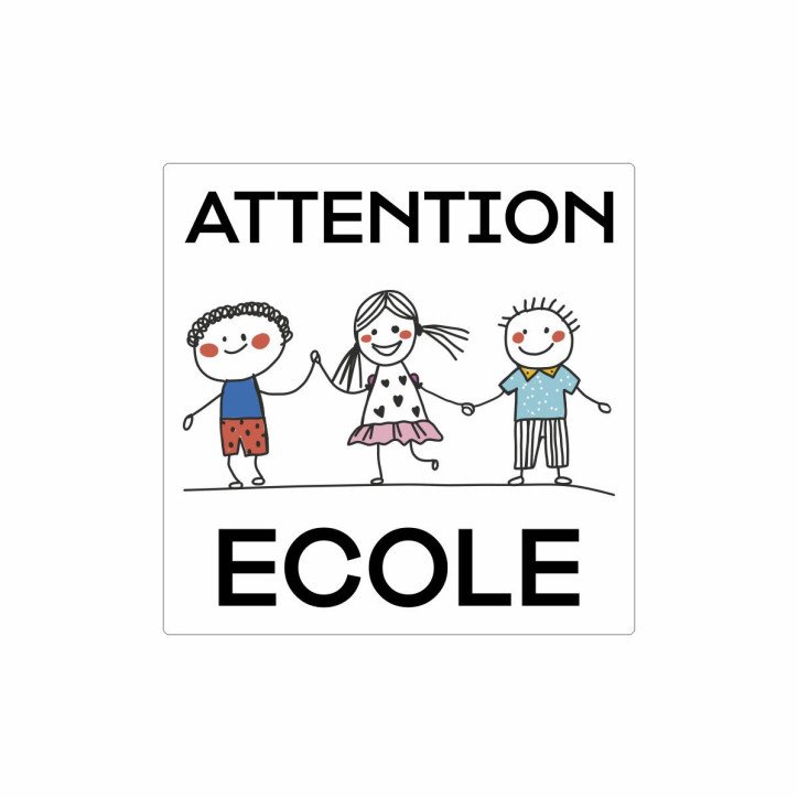Panneau attention, enfant, école ralentissez Panneau attention, enfant, école ralentissez