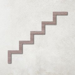 Pictogramme en bois découpé escalier