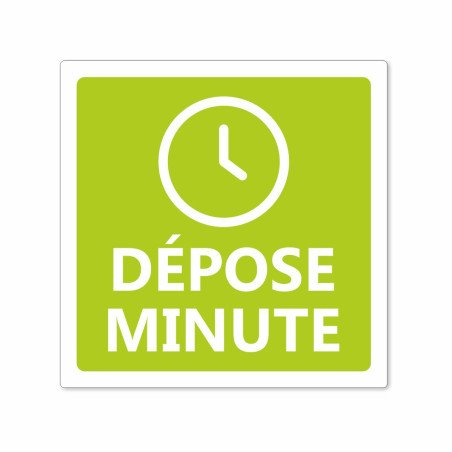 Panneau dépose minute
