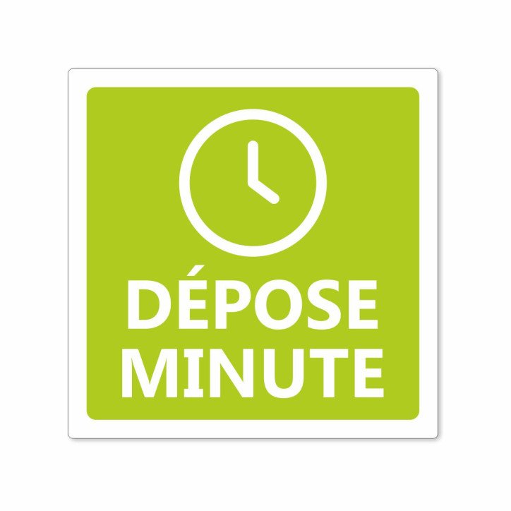 Panneau dépose minute