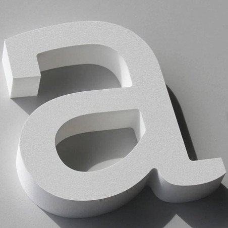 Lettres grand format en Bio Plastique 3d