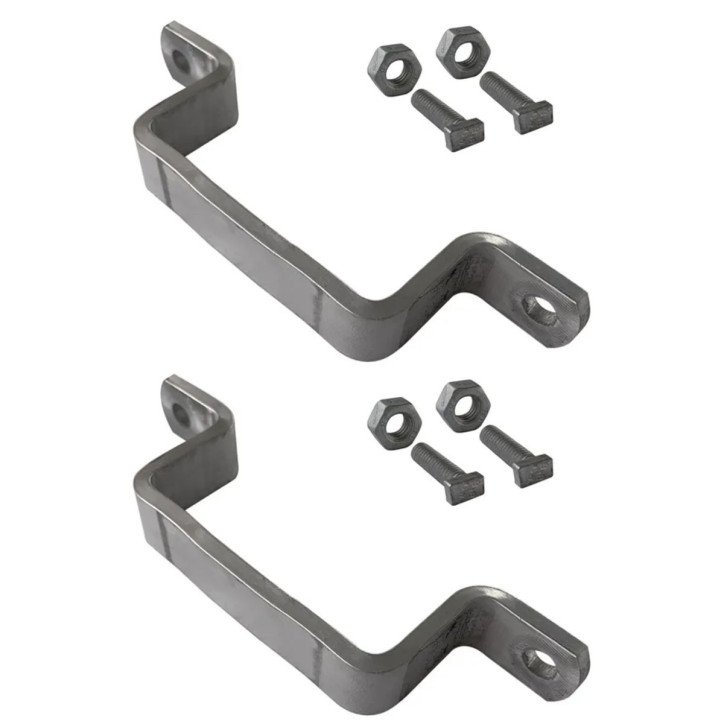 Brides de fixation pour poteaux 80mm x 40mm Brides de fixation pour poteaux 80mm x 40mm