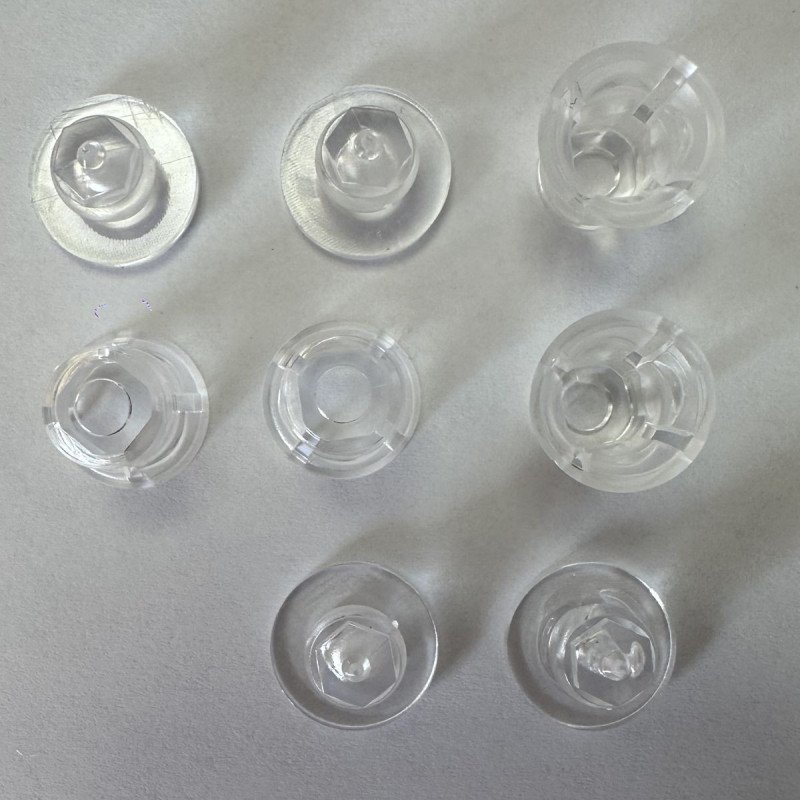 Lot de 4 entretoises EasyFix pour fixation invisible à coller