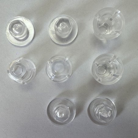 Lot de 4 entretoises EasyFix pour fixation invisible à coller