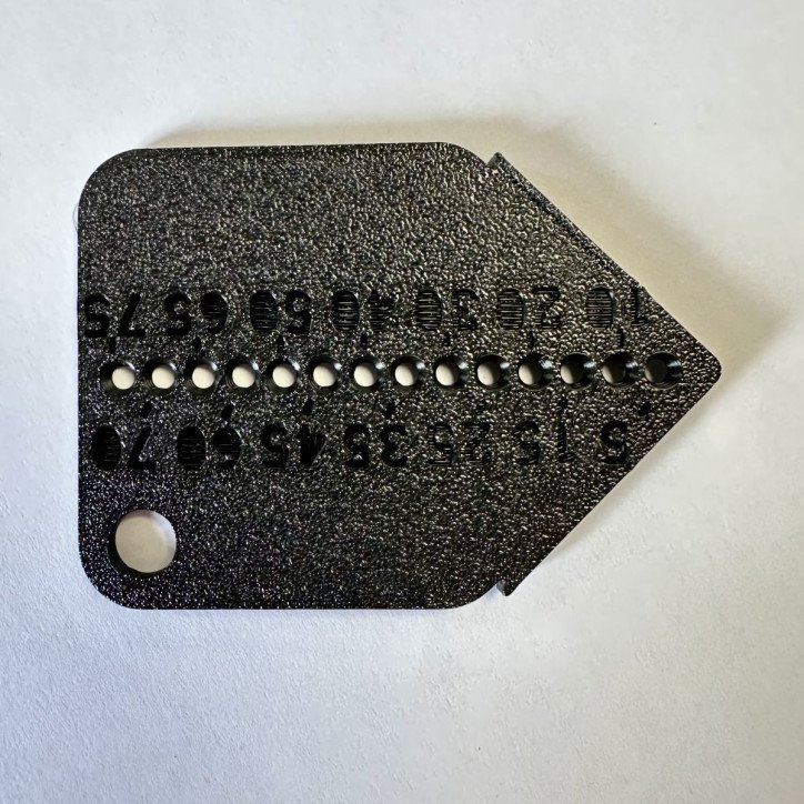 Gabarit de perçage pour les angles