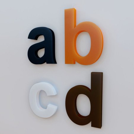 Lettre 3d pour enseignes et décoration