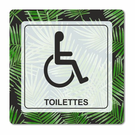 Plaque toilettes femmes en Chromaluxe