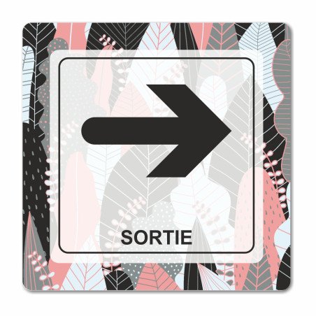 Plaque sortie en Chromaluxe droite ou gauche