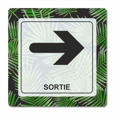Plaque sortie en Chromaluxe droite ou gauche