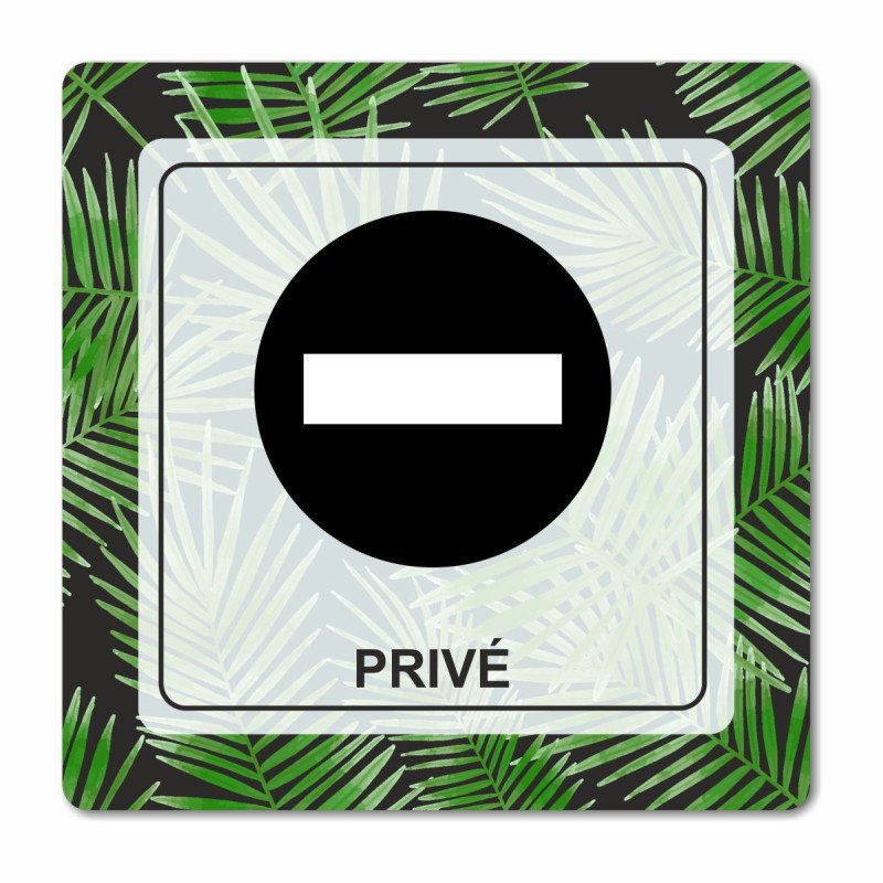 Plaque toilettes femmes en Chromaluxe