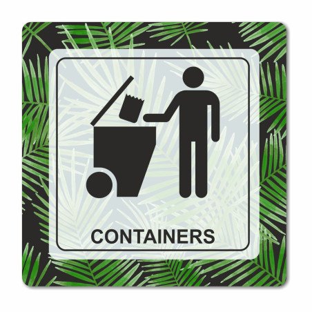 Plaque vidéo surveillance en Chromaluxe