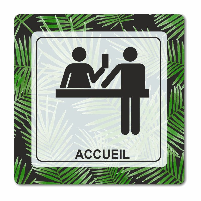 Plaque vidéo surveillance en Chromaluxe