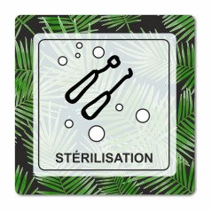 Plaque stérilisation dentistes en Chromaluxe