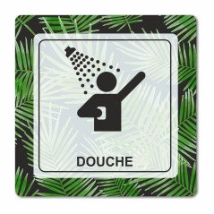 Plaque douche en Chromaluxe