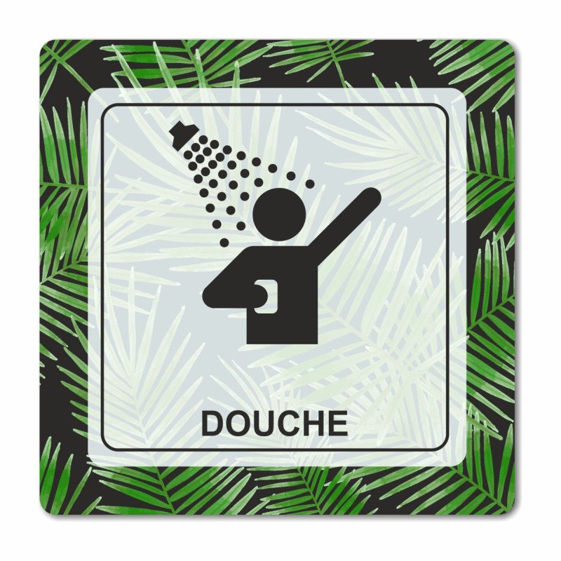 Plaque douche en Chromaluxe