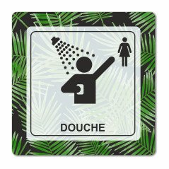 Plaque douches femmes en Chromaluxe