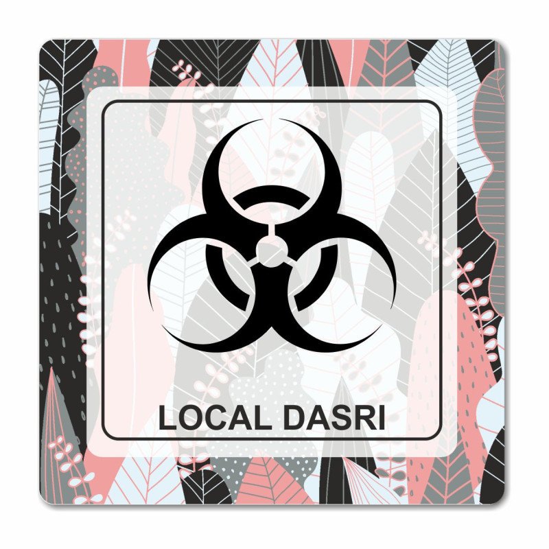 Plaque local DASRI en Chromaluxe