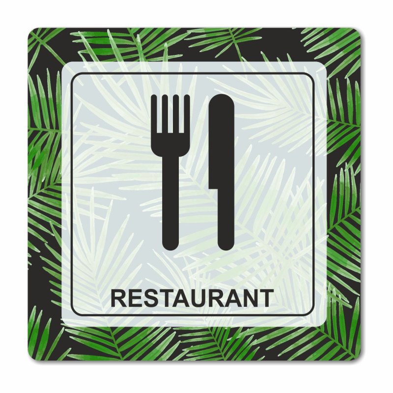 Plaque en Chromaluxe