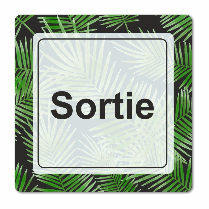 Plaque sortie en Chromaluxe