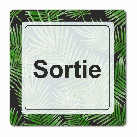 Plaque sortie en Chromaluxe