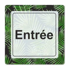 Plaque entrée en Chromaluxe