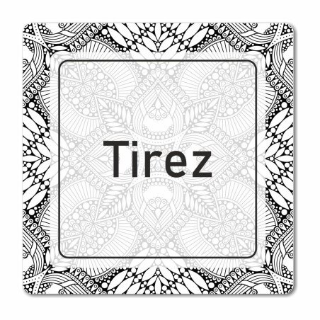 Plaque tirez en Chromaluxe