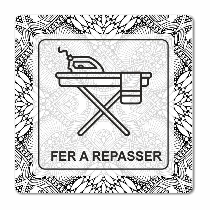 Plaque fer à repasser en Chromaluxe