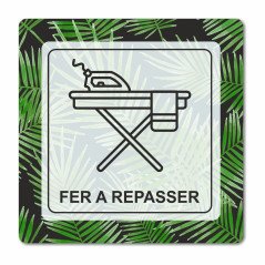 Plaque fer à repasser en Chromaluxe