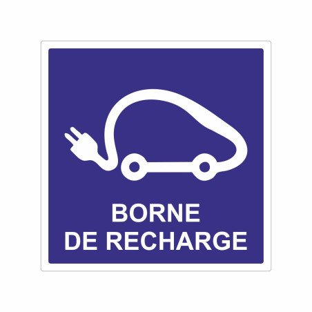 Panneau borne de recharge pour véhicules électriques