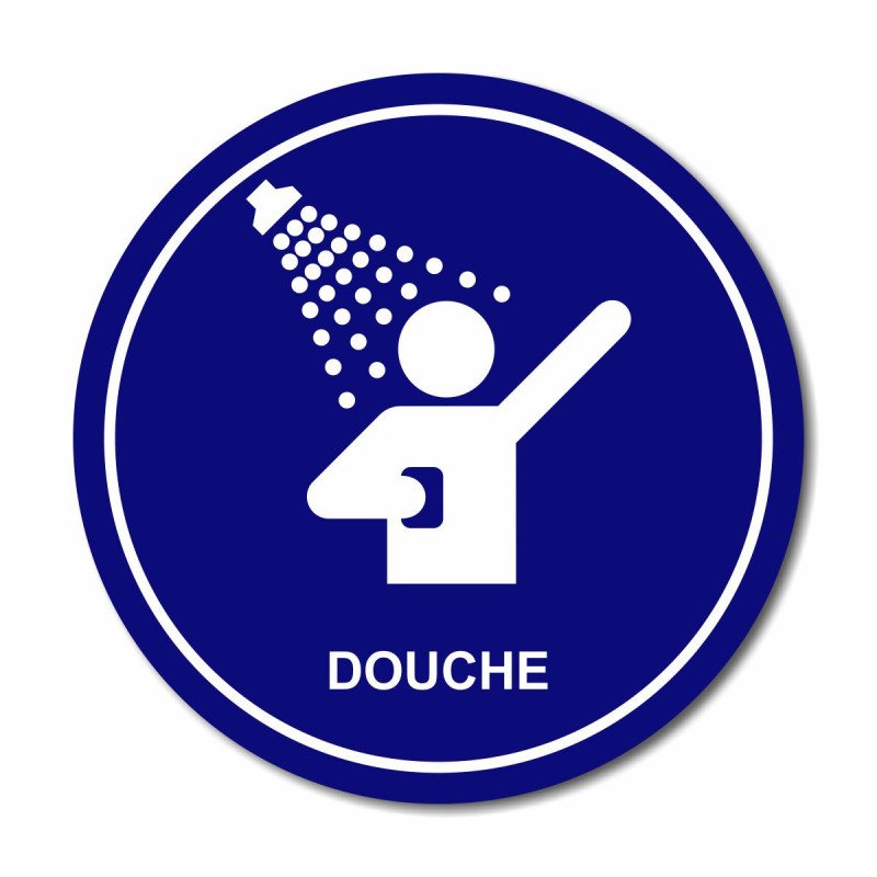 Plaque douche ronde