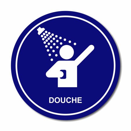 Plaque douche ronde