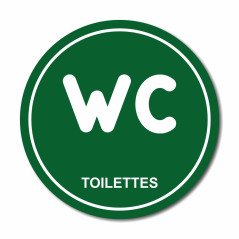 Plaque WC toilettes ronde