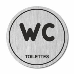Plaque wc ronde