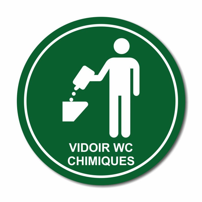 Plaque vidoir ronde