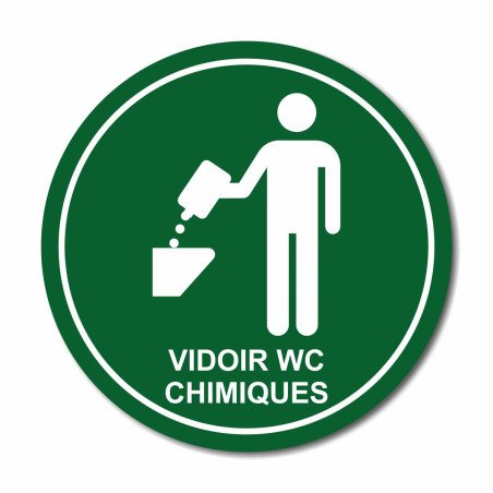 Plaque vidoir ronde