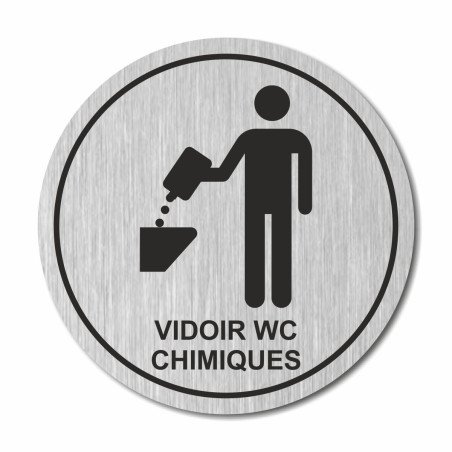 Plaque vidoir ronde