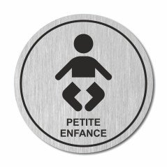 Plaque petite enfance ronde