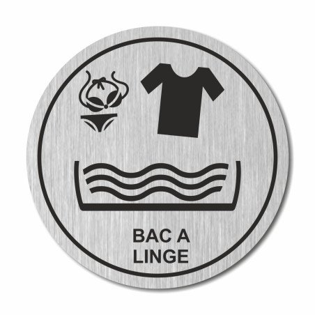 Plaque bac à linge ronde