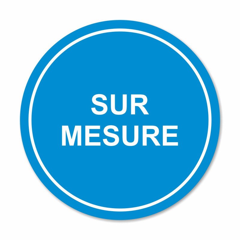 Plaque sur mesure