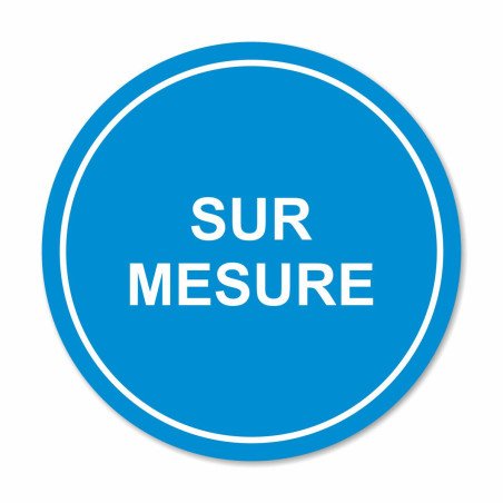 Plaque sur mesure