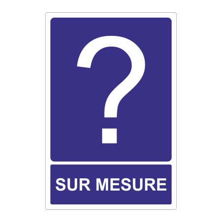 Panneau d'information sur mesure
